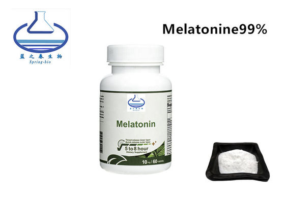 Uykuyu İyileştirmek İçin %99 Doğal Melatonin Sakızları CAS 73-31-4